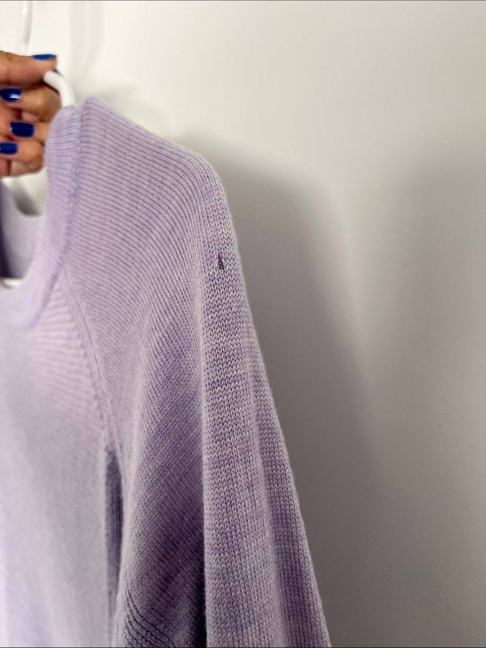 Lululemon Merino Wool Sweater Purple Fits 4/6 - Picture 5 of 6
